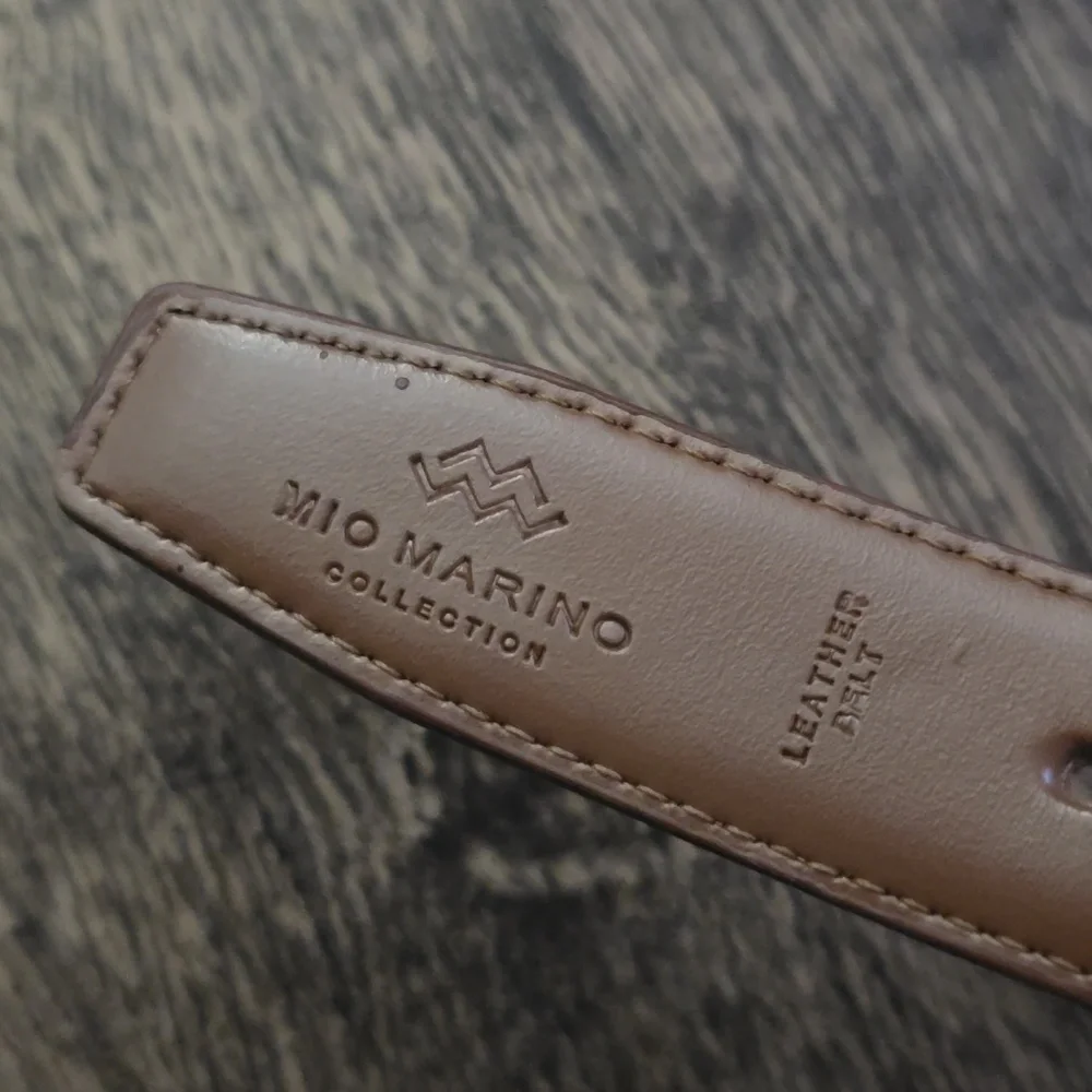MIO MARINO Men's‎ Brown Leather Belt 42